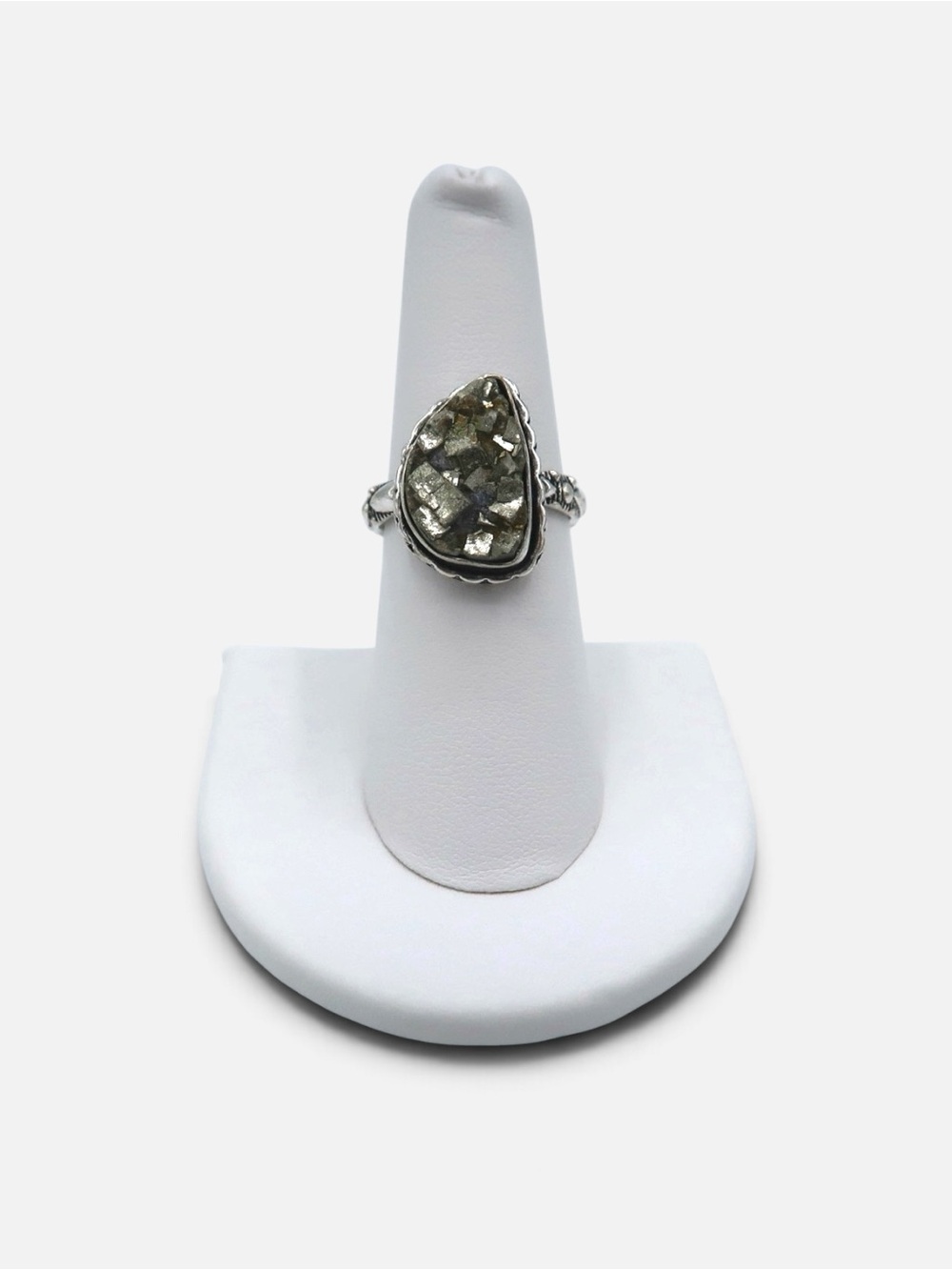 925 VINTAGE PYRITE RING - Picture 5 of 10